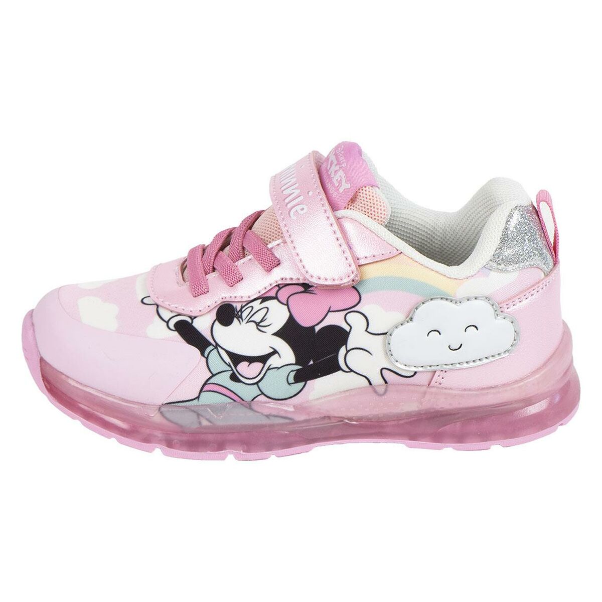 LED sportcipő Minnie Mouse Rózsaszín